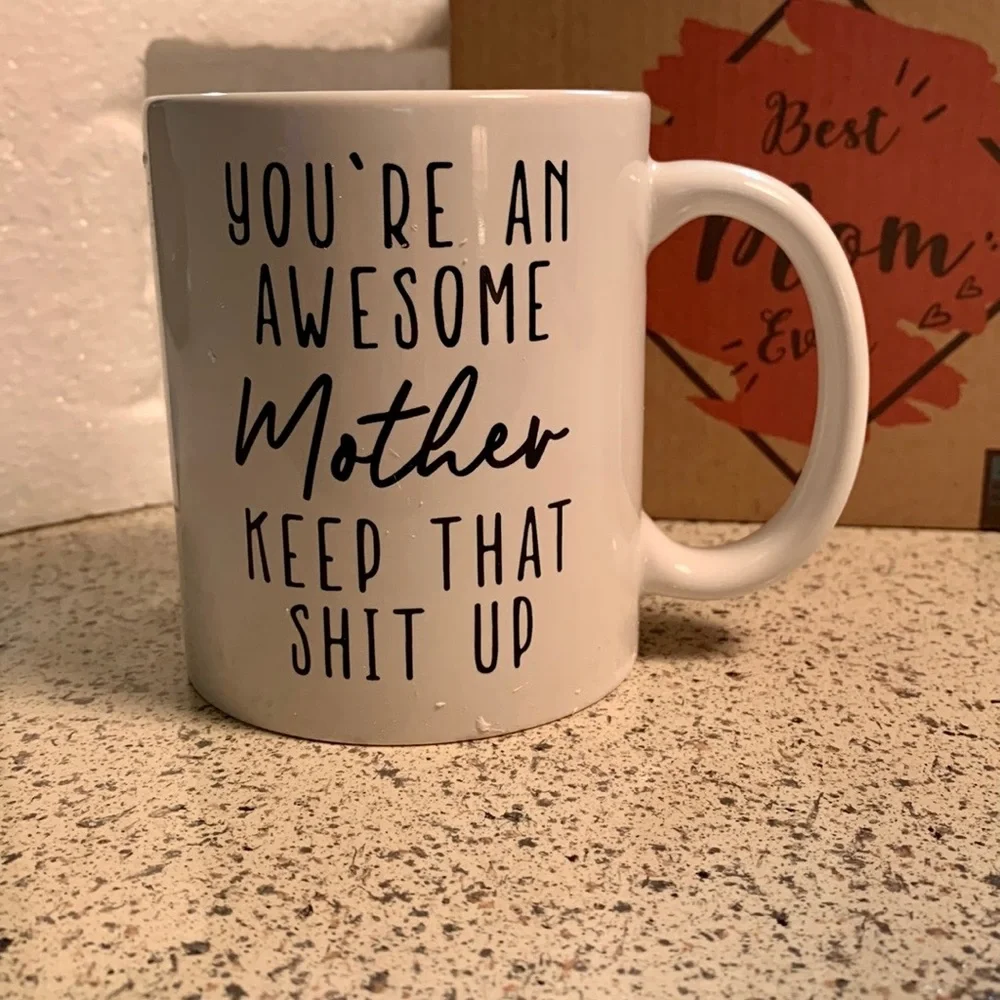 BLUE RIBBON BEST MOM EVER COFFEE MUG NEW IN BOX